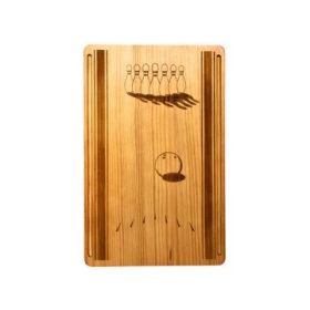 Bowling Lane Wood Board, 11.5" x 18"