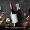 Wine Opener With Foil Cutter, Air Pressure Pump Wine Bottle Opener Easy Cork Remover Corkscrew Stainless Steel Bar Accessories Kitchen Supplies Wine A