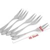 5 Pcs Fruit Forks Stainless Steel Dessert Forks Cupcake Forks - Phoenix Tail