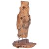 Wine Rack for 8 Bottles 15.7"x11.8"x31.5" Solid Teak Wood