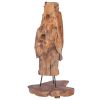 Wine Rack for 8 Bottles 15.7"x11.8"x31.5" Solid Teak Wood