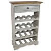Wine Rack Solid Reclaimed Wood 21.7"x9.1"x33.5