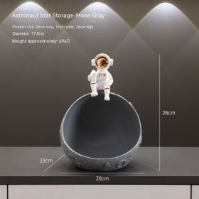 Astronaut Entrance Key Storage Living Room Home Ornaments (Option: Light Gray Astronaut)