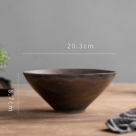 Creative Features Household Dish Bowl (Option: Cream)