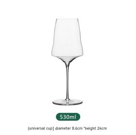 High-end Glass Liquor Champagne Cup (Option: Red And White)