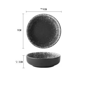Creative Spice Dish Japanese Ceramic Small Dish (Option: Waxing moon)
