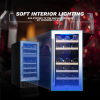 SOTOLA 15 Dual Zone Inch Wine Cooler Refrigerators 28 Bottle Fast Cooling Low Noise Wine Fridge with Professional Compressor Stainless Steel, Digital